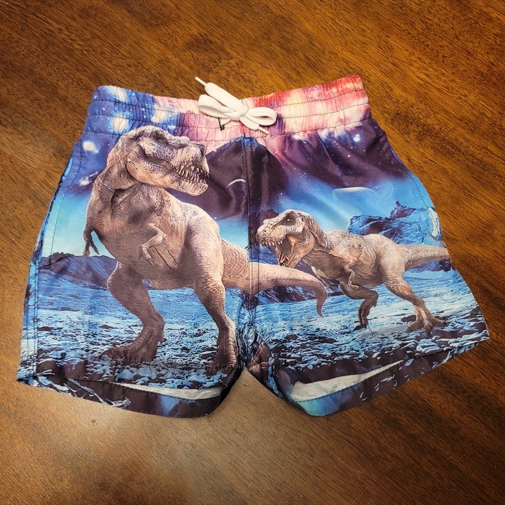 Boys 3T swim trunks dinosaurs